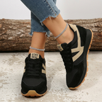 Colette | Women's Retro Lace-Up Sneakers with Cushioned Sole