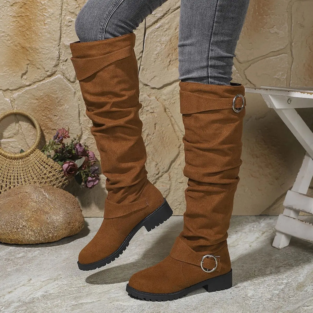Alicia | Women's Slouchy Knee-High Boots