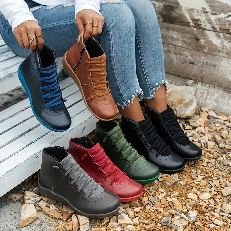 Harlow | Women's Lace-Up Ankle Boots