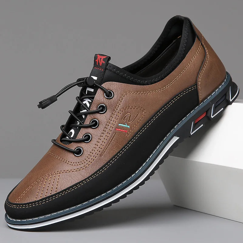 Bryan | men's Tan & Black Leather Boot