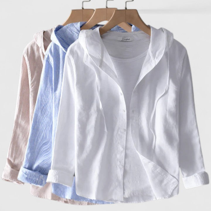 Elegant Women’s Hooded Blouse – Stylish and Comfortable Fit