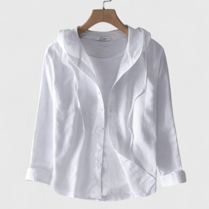 Elegant Women’s Hooded Blouse – Stylish and Comfortable Fit