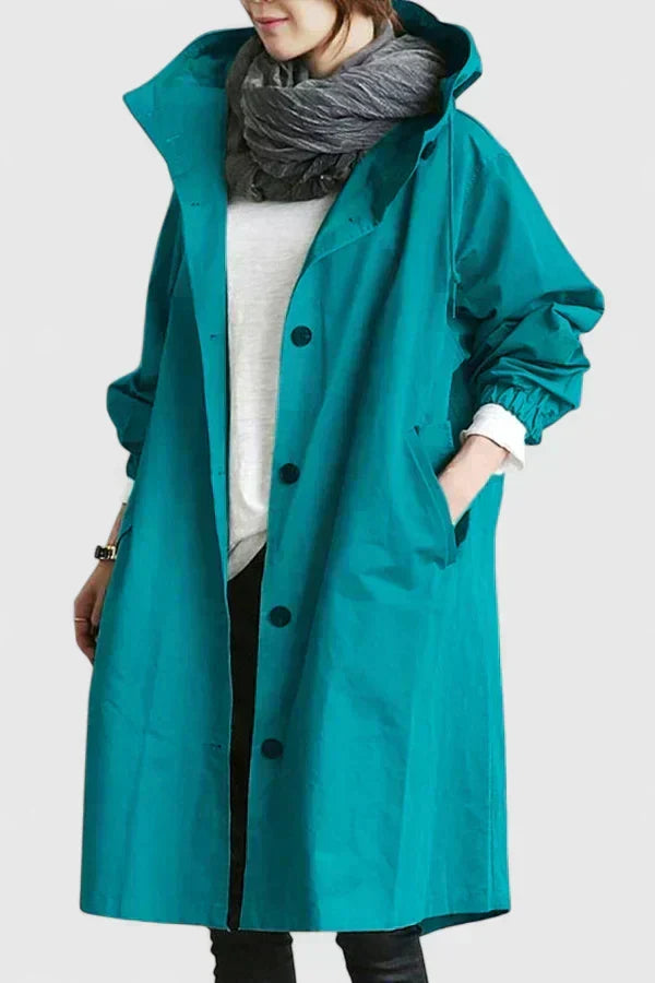 Iva | Women's Oversized Hooded Coat