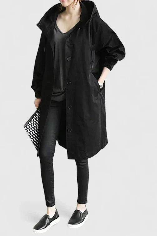 Iva | Women's Oversized Hooded Coat