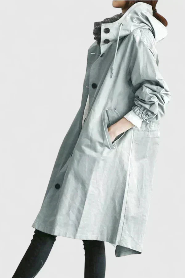 Iva | Women's Oversized Hooded Coat