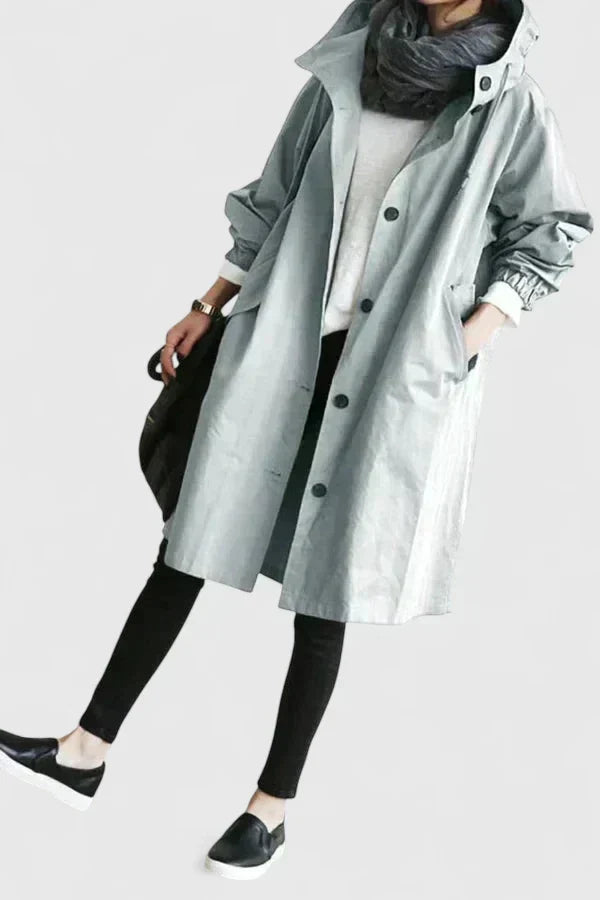 Iva | Women's Oversized Hooded Coat