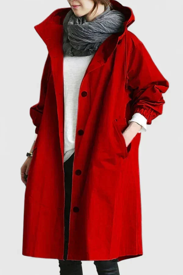 Iva | Women's Oversized Hooded Coat