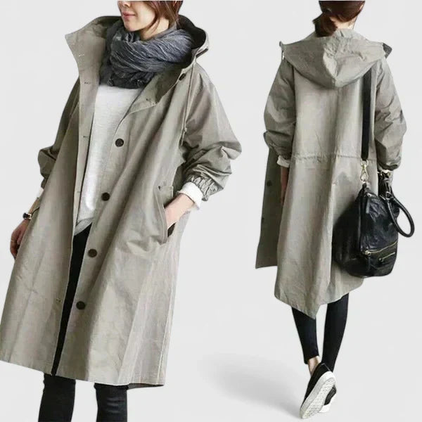 Iva | Women's Oversized Hooded Coat