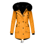 Marlena | Women's Parka Coat with Faux Fur Hood