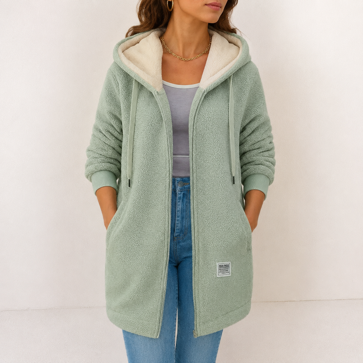 Wendy | Women's Cozy Fleece Hooded Jacket