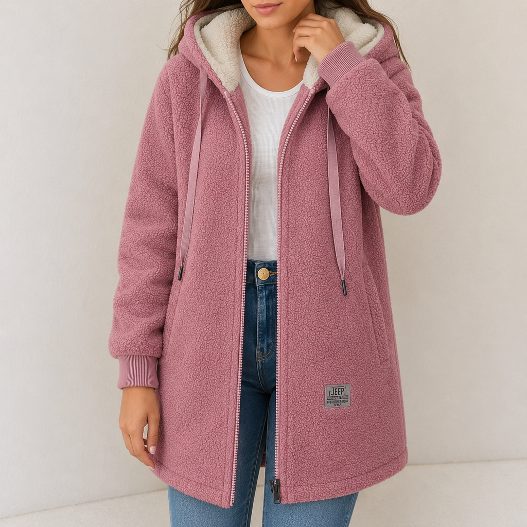 Wendy | Women's Cozy Fleece Hooded Jacket