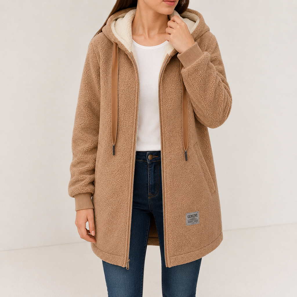 Wendy | Women's Cozy Fleece Hooded Jacket