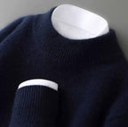 Stephanie | Women's Classic Crew Neck Knit Sweater