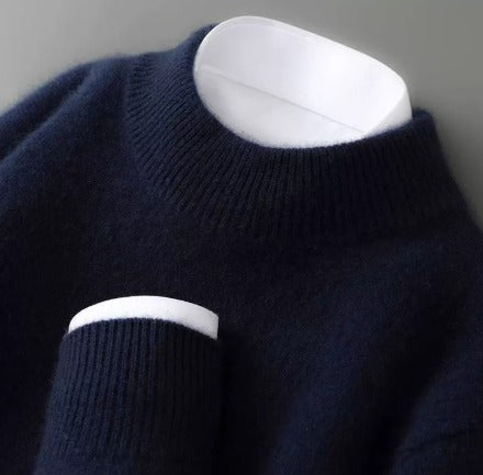 Stephanie | Women's Classic Crew Neck Knit Sweater