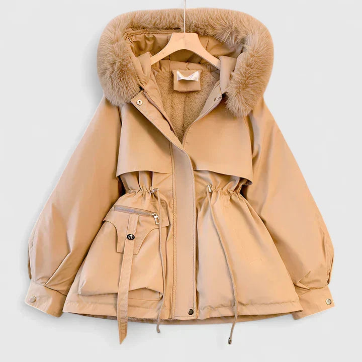 Aya | Women's Parka with Faux Fur Hood