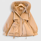 Aya | Women's Parka with Faux Fur Hood