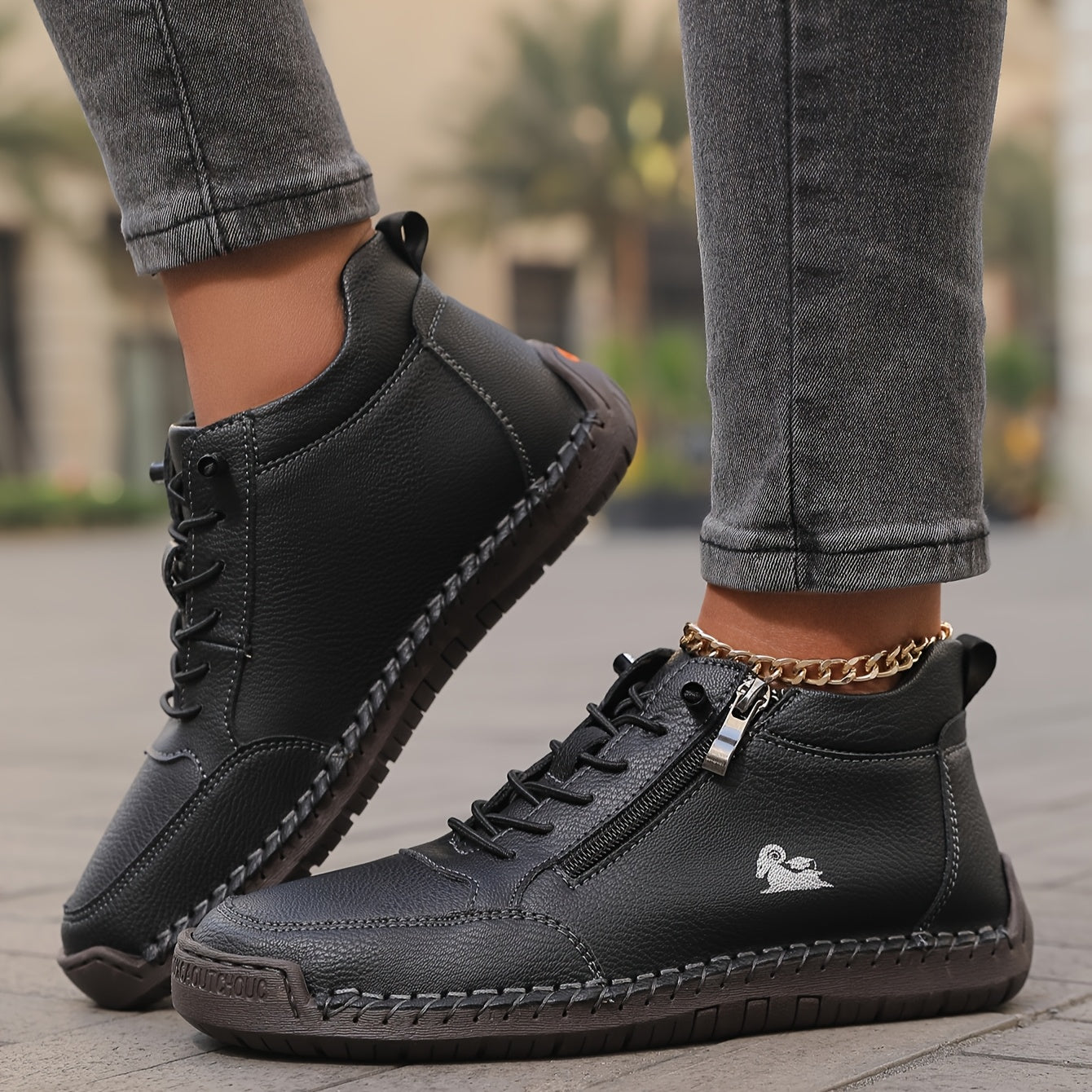 Women’s Zip-Up Sneakers – Comfortable Support and Easy Everyday Wear