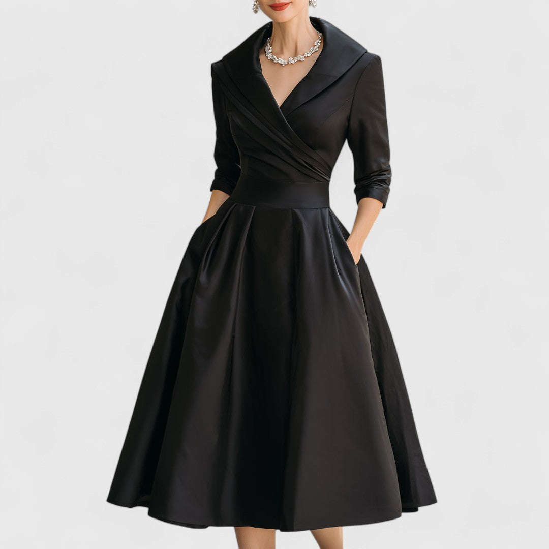 Graceful Midi Dress for Women – Elegant Fit with Timeless Charm