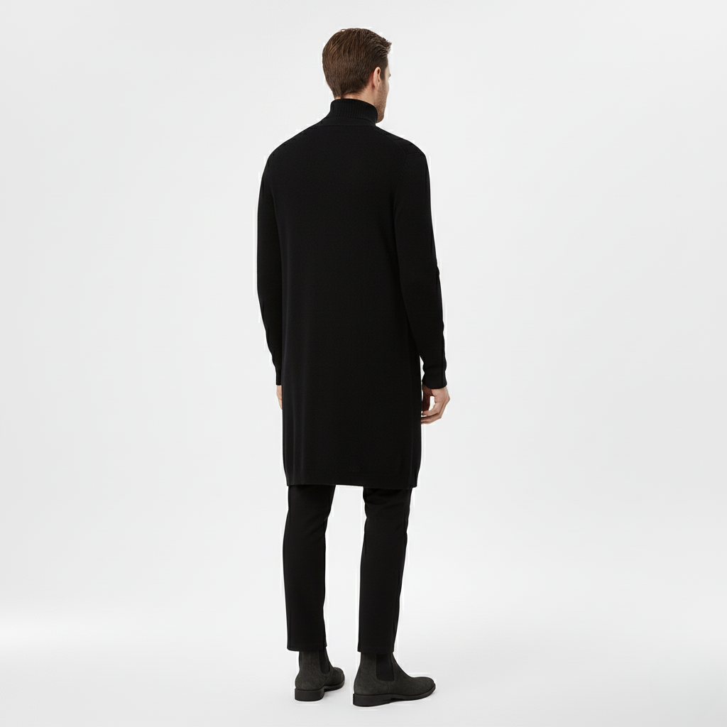 Elegant and Functional Men's Jacket in Black