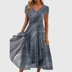 Stylish Women’s Midi Dress – Flowing Silhouette with Elegant Comfort