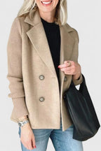 Greta | Women's Blazer with Ribbed Sleeves