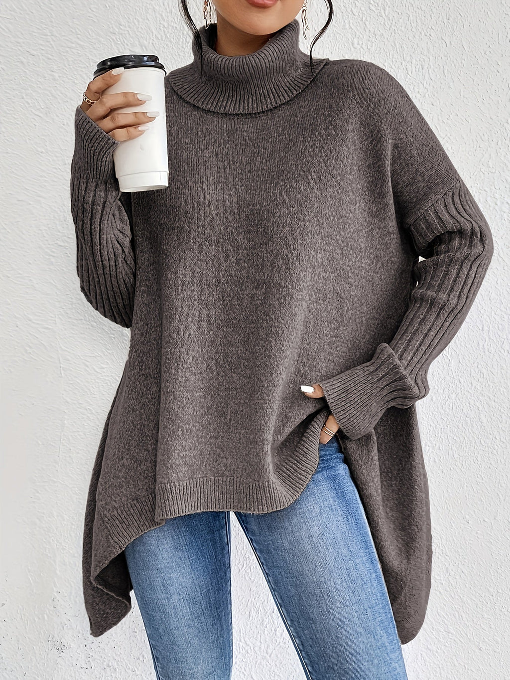 Ezella | Women's Relaxed Turtleneck Sweater