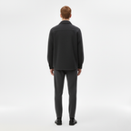 Stylish and warm black men's jacket