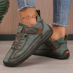 Sophie | Women Wide Fit Slip On Sneakers Leather EVA Sole