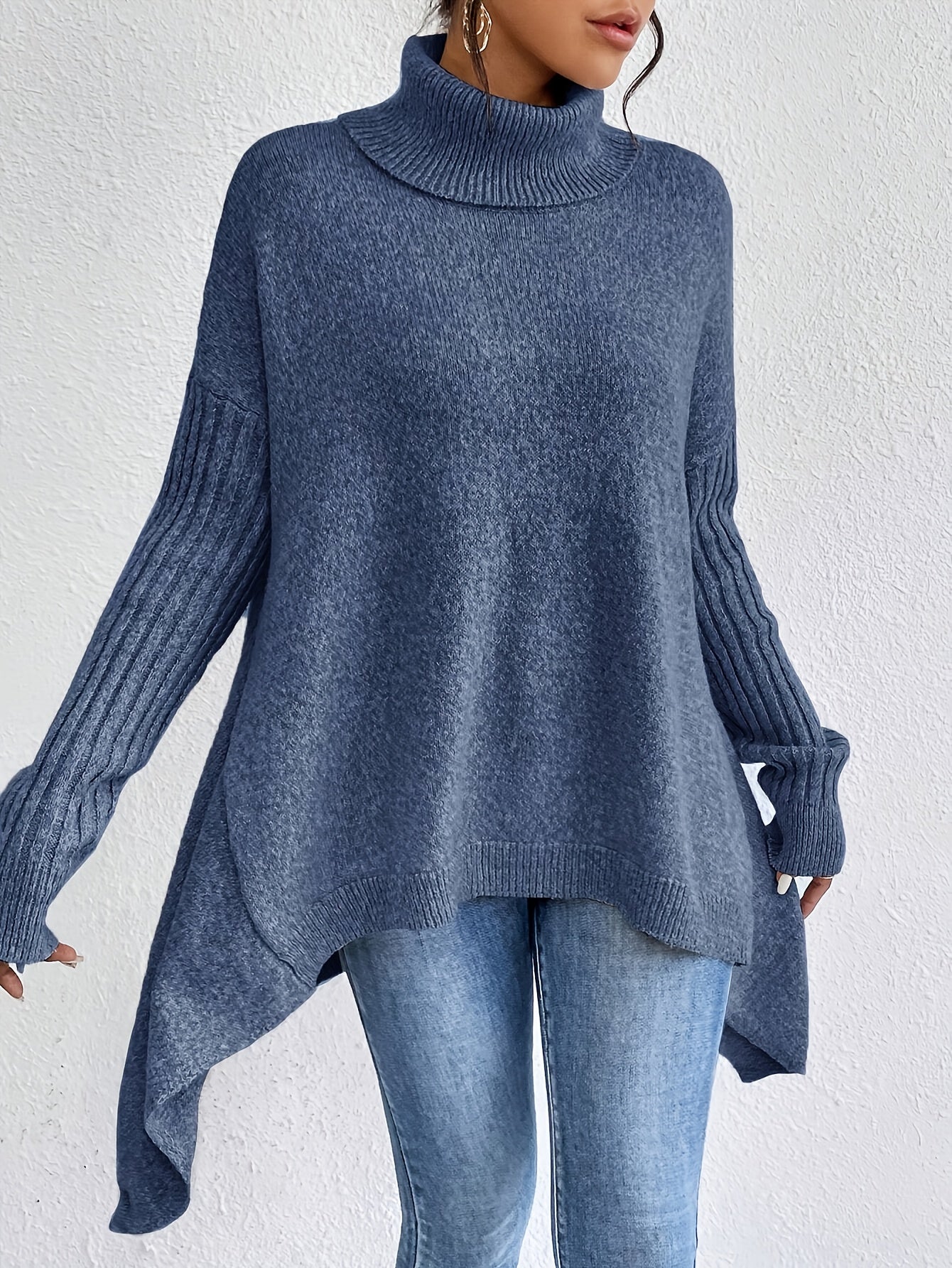 Ezella | Women's Relaxed Turtleneck Sweater