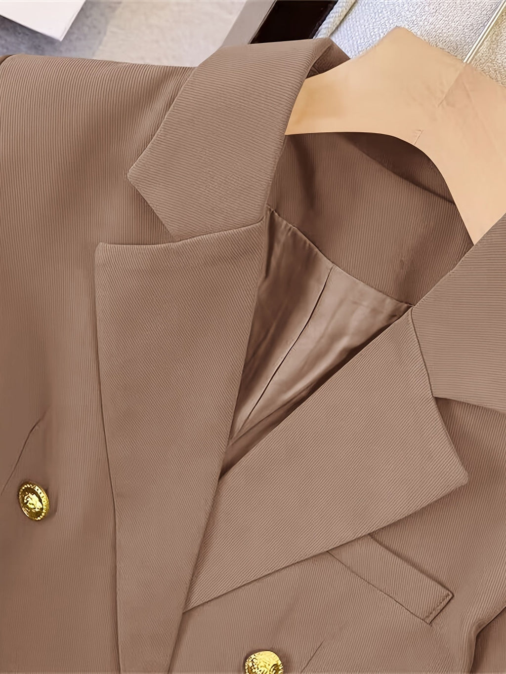 Malia | Women's Black Double-Breasted Blazer