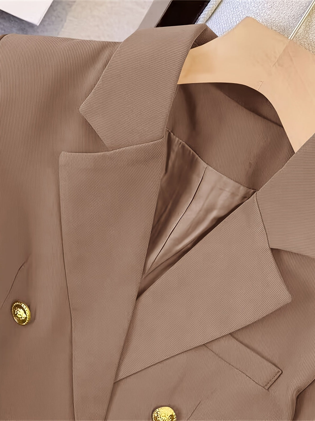 Malia | Women's Black Double-Breasted Blazer