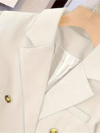 Malia | Women's Black Double-Breasted Blazer