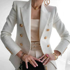 Valda | Women's Double-Breasted Blazer with Structured Shoulders
