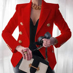Valda | Women's Double-Breasted Blazer with Structured Shoulders
