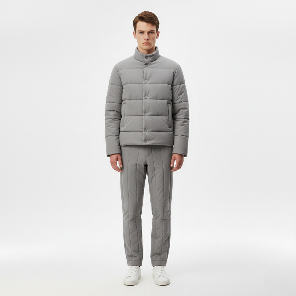 Stylish and comfortable women's jacket in gray