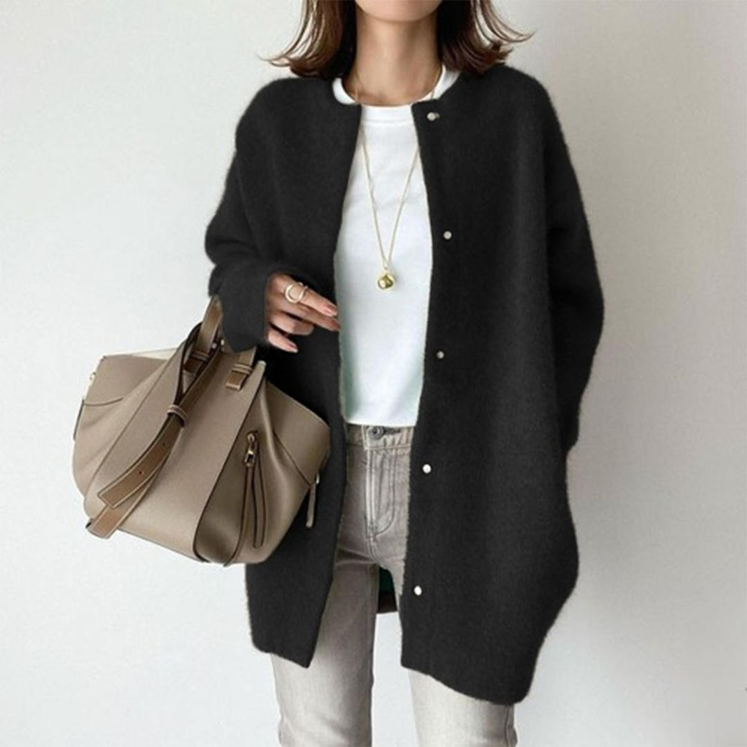 Cardigan femme léger en coton mélangé à coupe ample 9