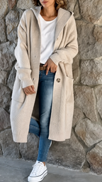 Catherine | Women's Long Knit Cardigan
