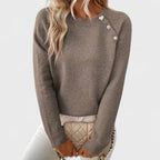 Riya | Women's Asymmetric One-Shoulder Knit Sweater