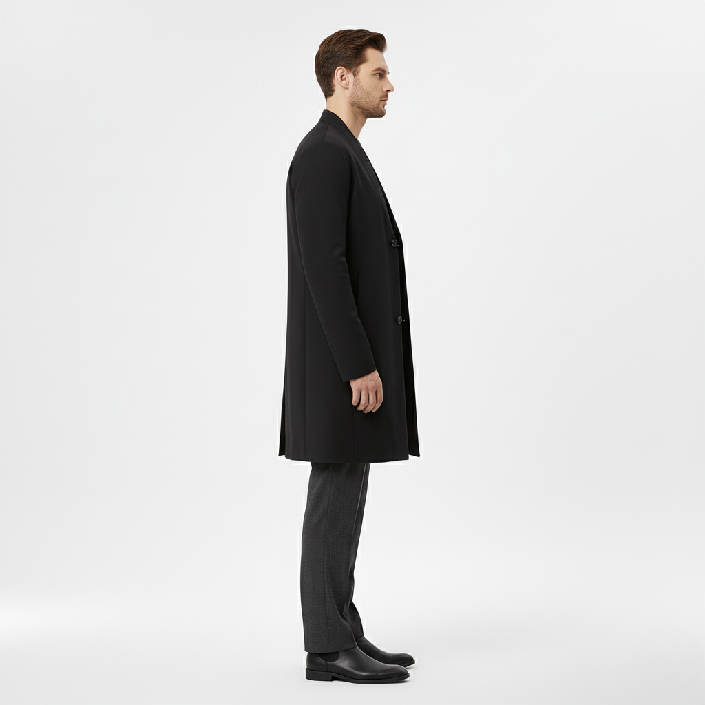 Stylish and Warm Men’s Jacket in Black