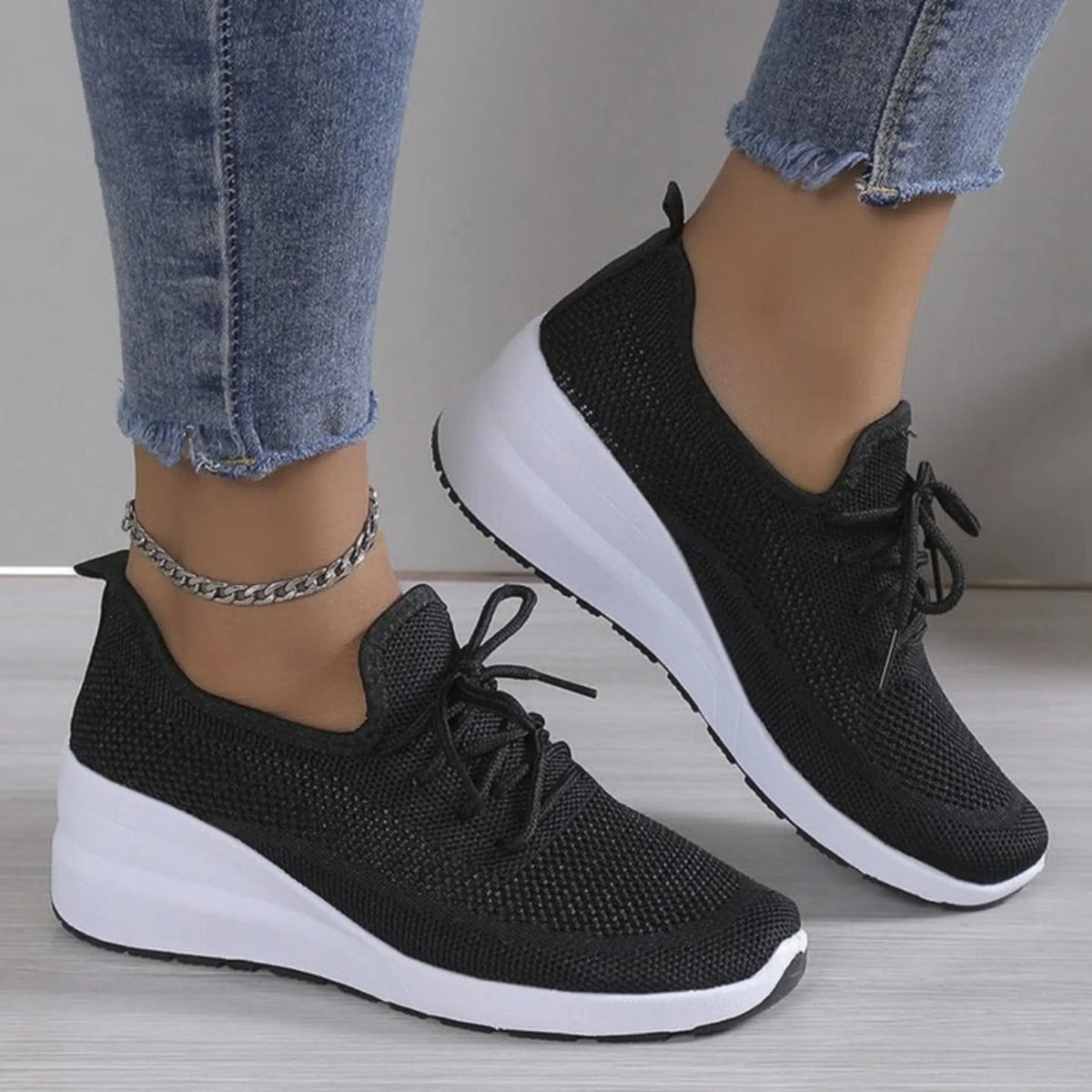 Chaussures femme à enfiler sans lacets, légères et respirantes 3