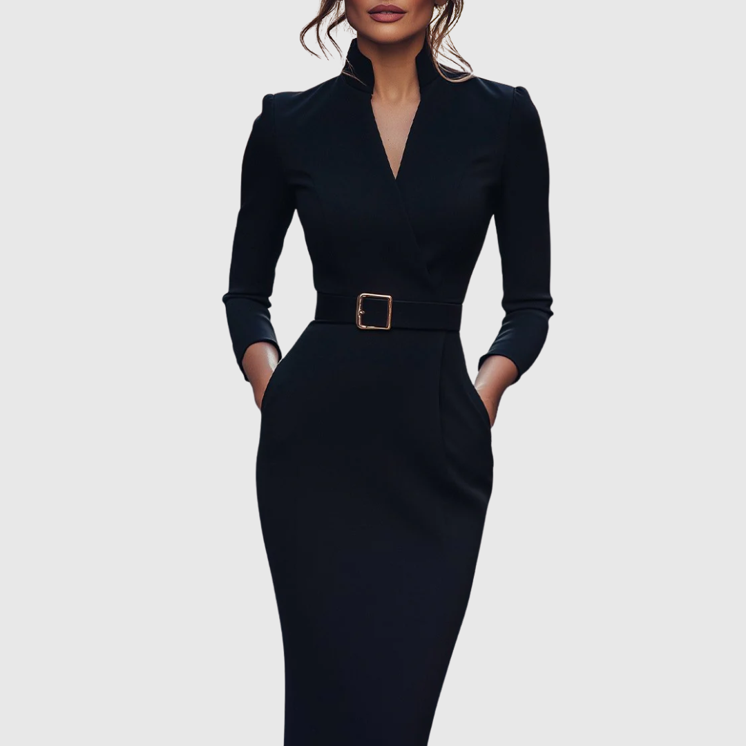 Stylish Women’s Midi Dress, Sophisticated Look and Fashionable Design