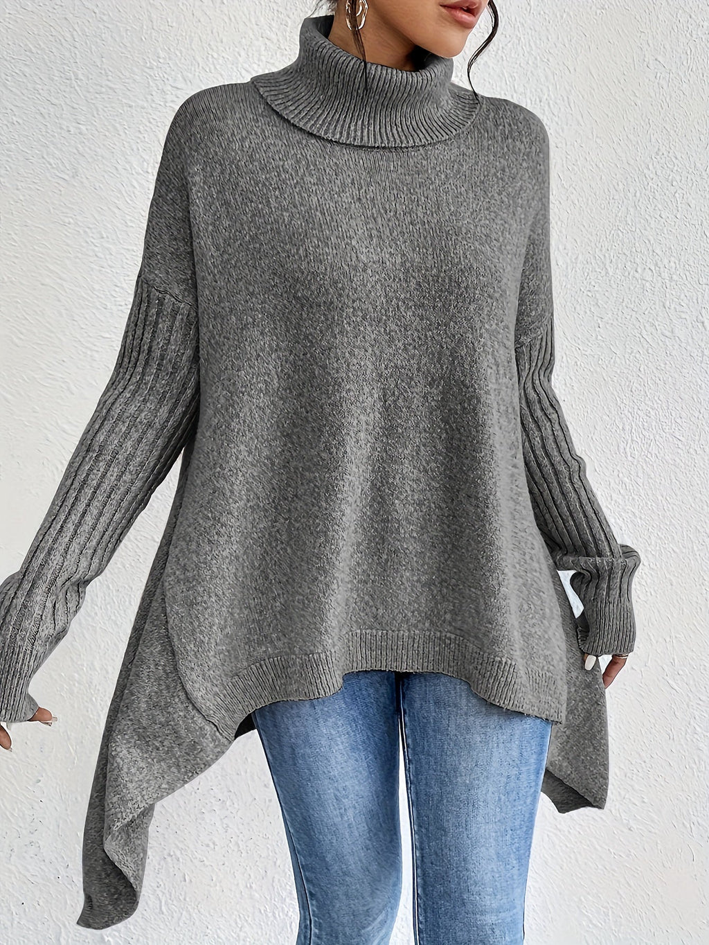 Ezella | Women's Relaxed Turtleneck Sweater