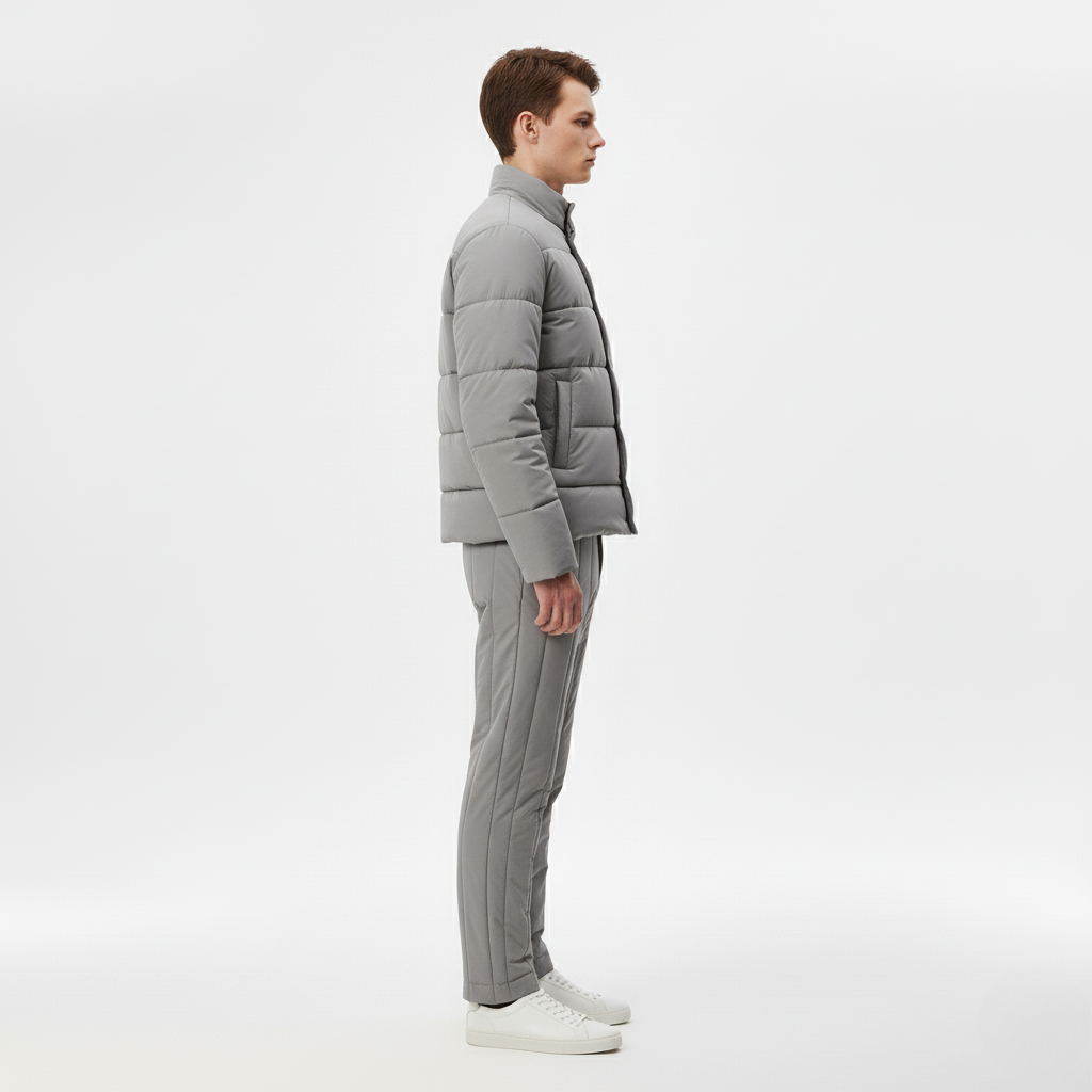 Stylish and comfortable women's jacket in gray