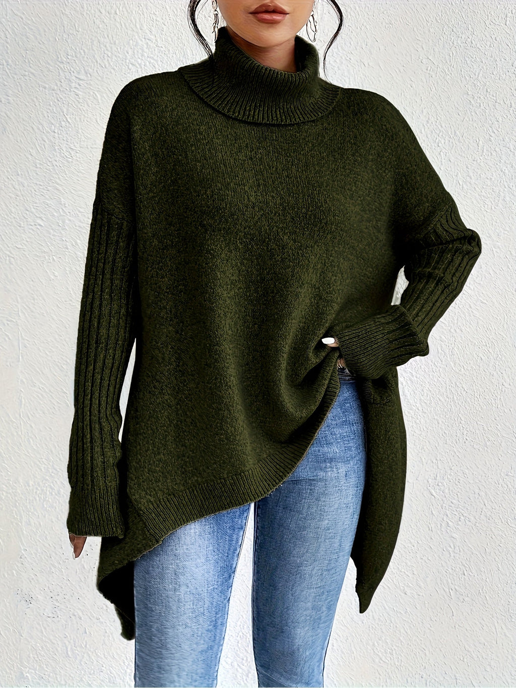 Ezella | Women's Relaxed Turtleneck Sweater