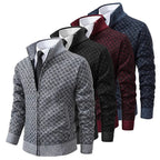 Marcus | Men's Quilted Zip Cardigan