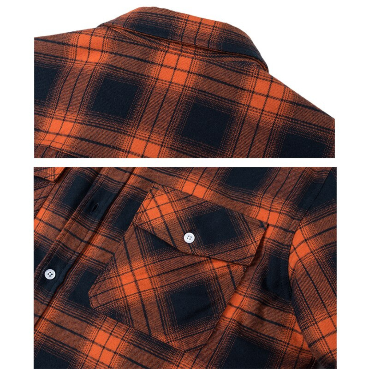 Ethan | Men's Plaid Shirt Jacket with Sherpa Lining
