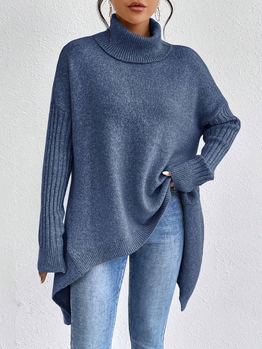 Ezella | Women's Relaxed Turtleneck Sweater