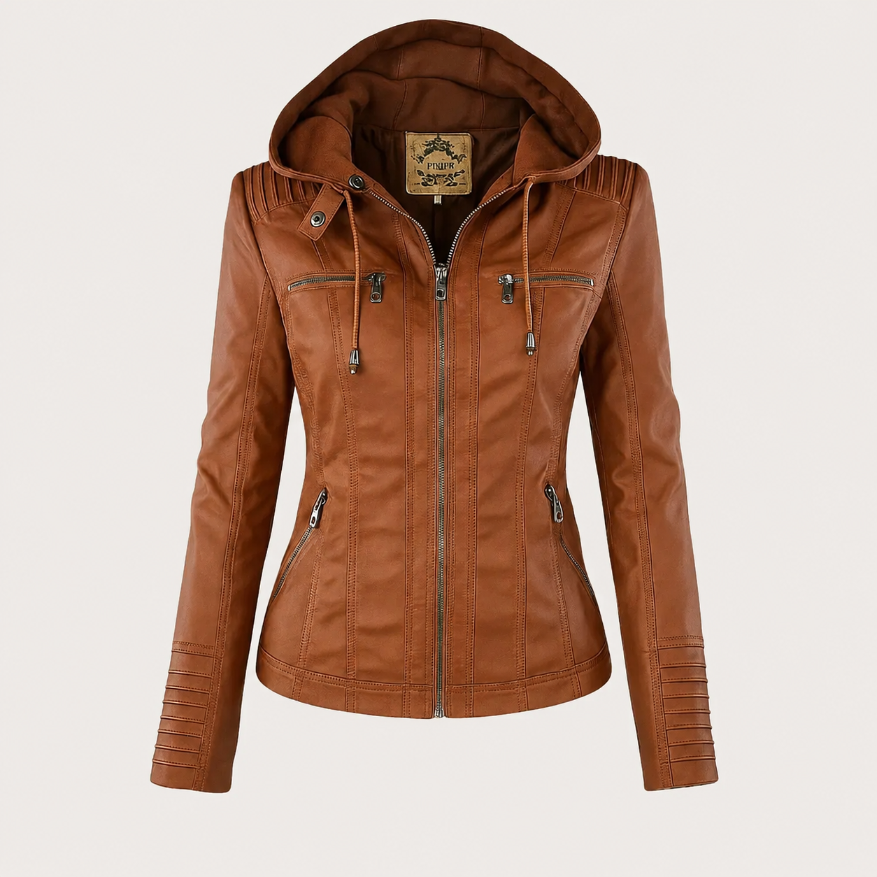 Diane | Women's Hooded Leather Jacket