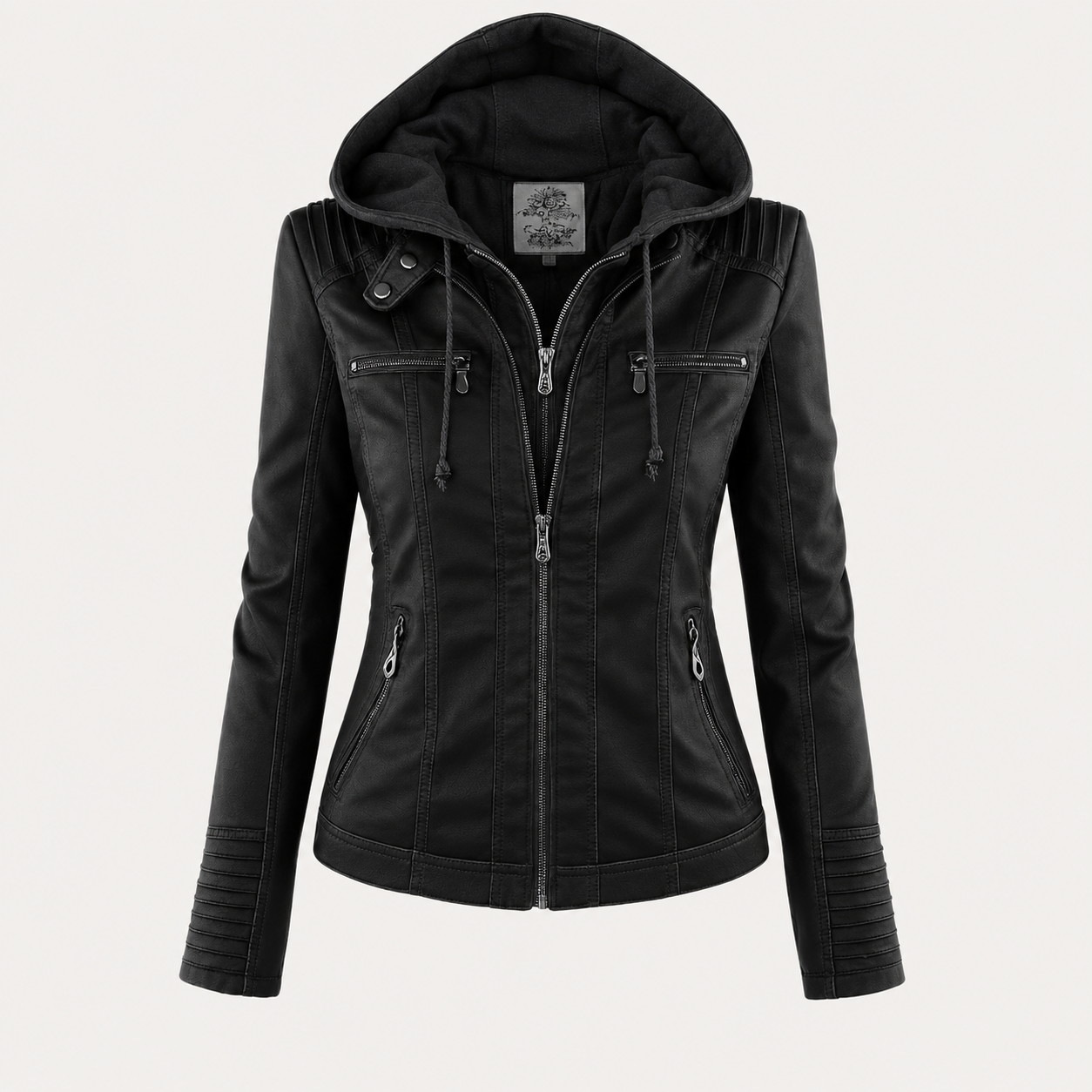 Diane | Women's Hooded Leather Jacket