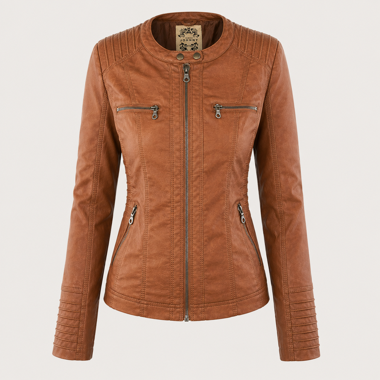 Diane | Women's Hooded Leather Jacket